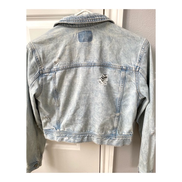 Distressed Denim Jacket - Picture 2 of 9